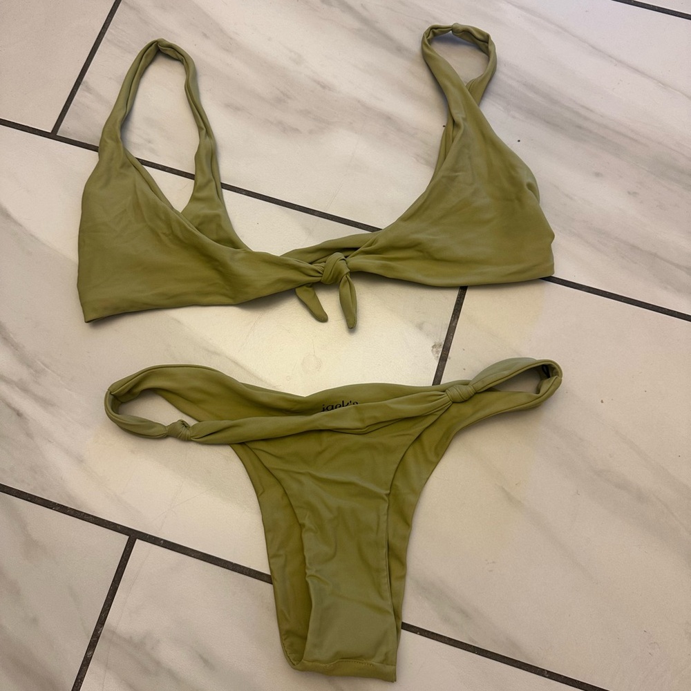 Jack by BB Dakota Light Green Swimwear